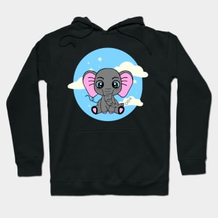 BABY Jungle Elephant Graphic Hoodie